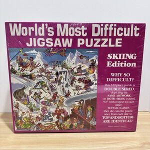 World's Most Difficult Jigsaw Puzzle Skiing Edition 529 Pieces New Buffalo Games